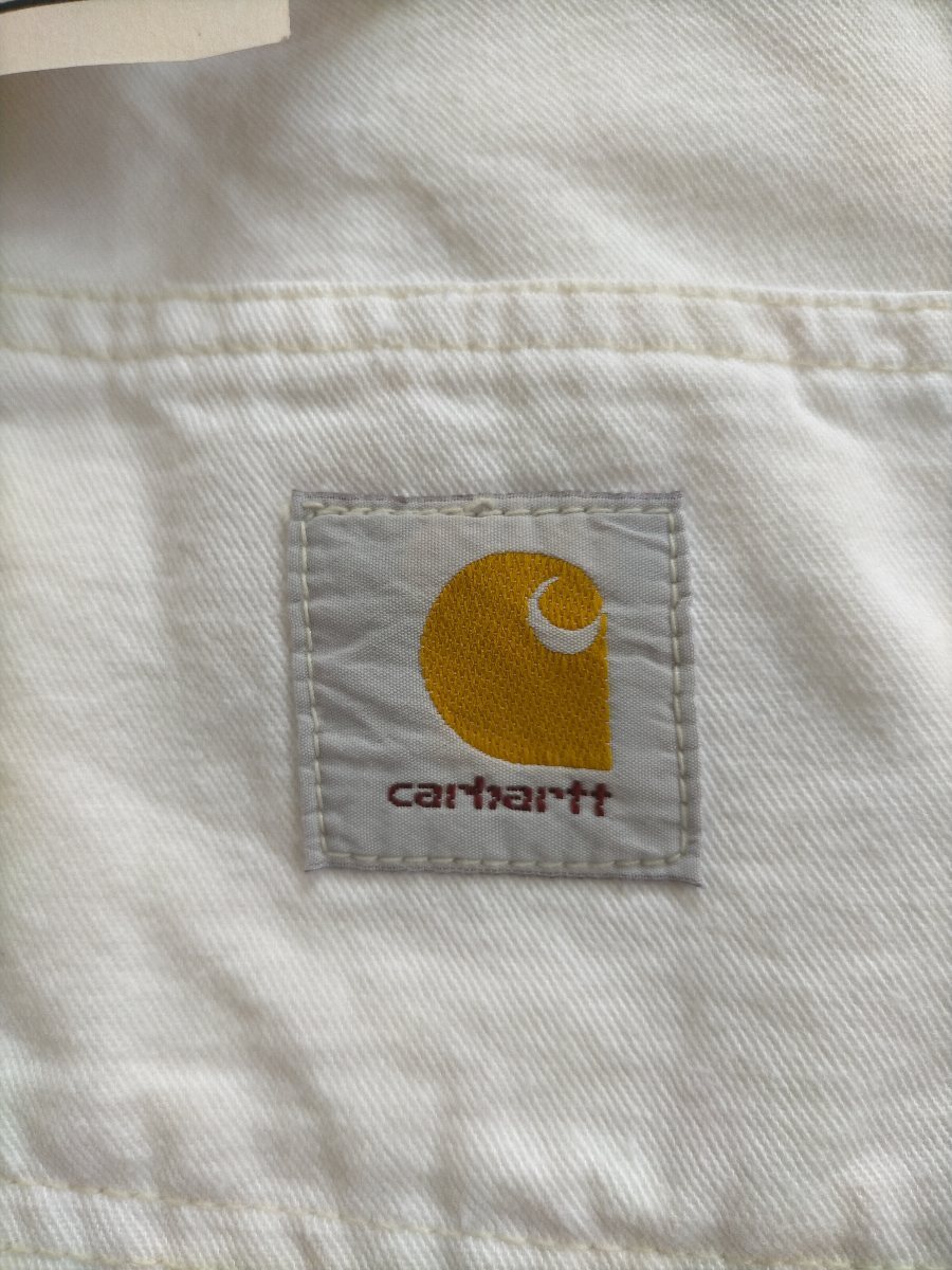 新品 デッドストック 90s ビンテージ USA製 Carhartt カーハート ウォッシュ加工 コットン ペインターパンツ W31L36_画像8