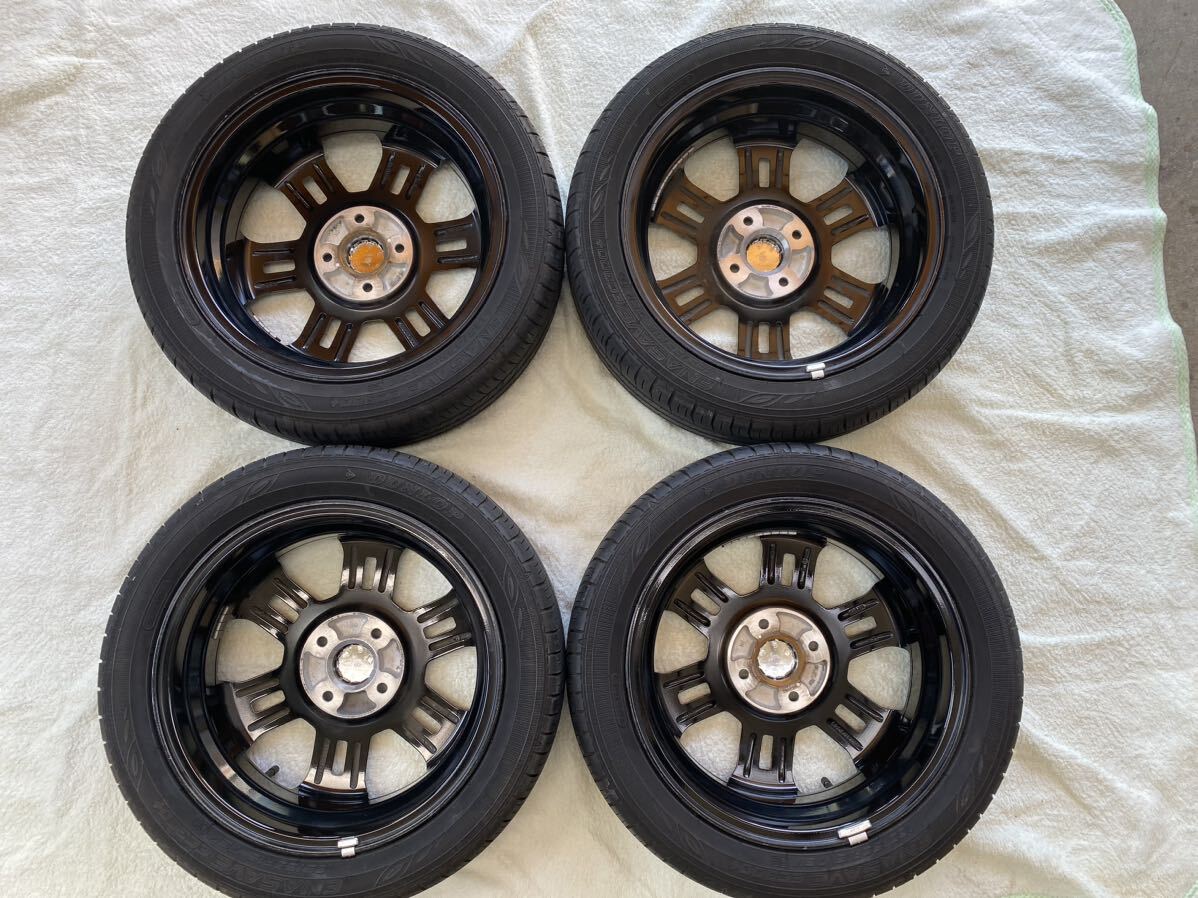 ダイハツ ウェイク 純正15インチアルミホイールタイヤ 4本セット 165/55R15 15×4 1/2J45 4穴_画像2