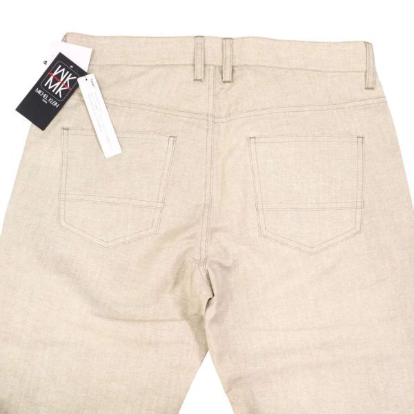 【新品 未使用】 MK HOMME ミッシェルクラン オム 春夏 RERANCHAツイル★ 5P ストレッチ パンツ Sz.48　メンズ　I4B00834_4#P_画像8