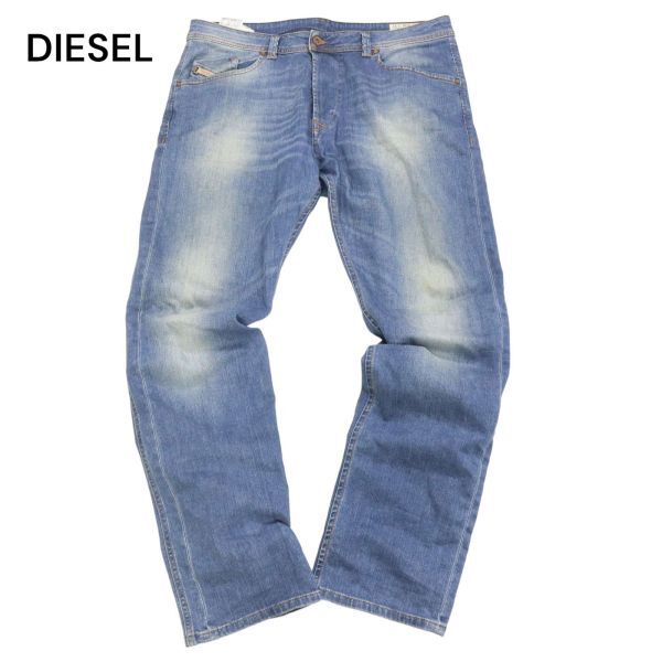 DIESEL ディーゼル 【DARRON 0R8M1】 USED加工★ スリム テーパード デニム パンツ ジーンズ Sz.36　メンズ 大きいサイズ　I4B00888_5#R_画像1