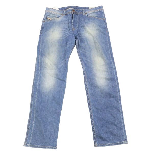 DIESEL ディーゼル 【DARRON 0R8M1】 USED加工★ スリム テーパード デニム パンツ ジーンズ Sz.36　メンズ 大きいサイズ　I4B00888_5#R_画像4