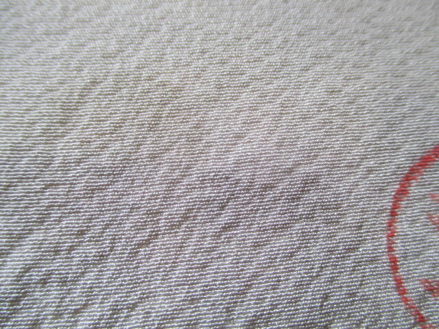 { peace } cloth silk silk 100%. crepe-de-chine put on shaku Japanese clothes white plain 11.9m unused 