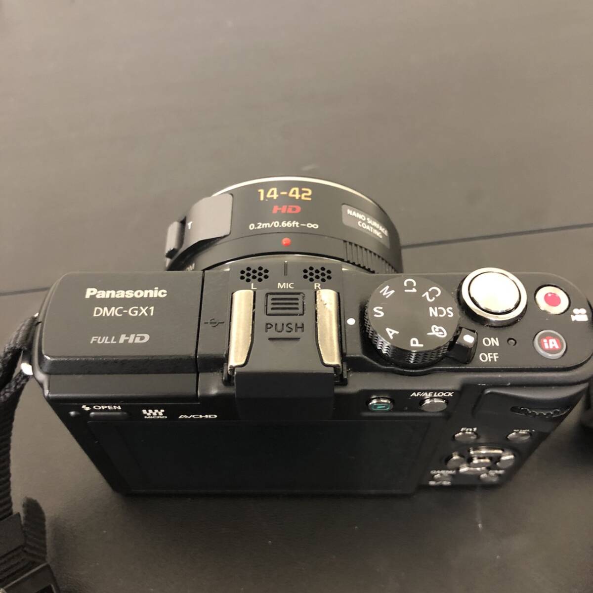 【稼動品】Panasonic パナソニック LUMIX ルミックス DMC-GX1 X VARIO PZ 45-175mm 一眼レフカメラレンズ AF 箱有 中古品_画像4