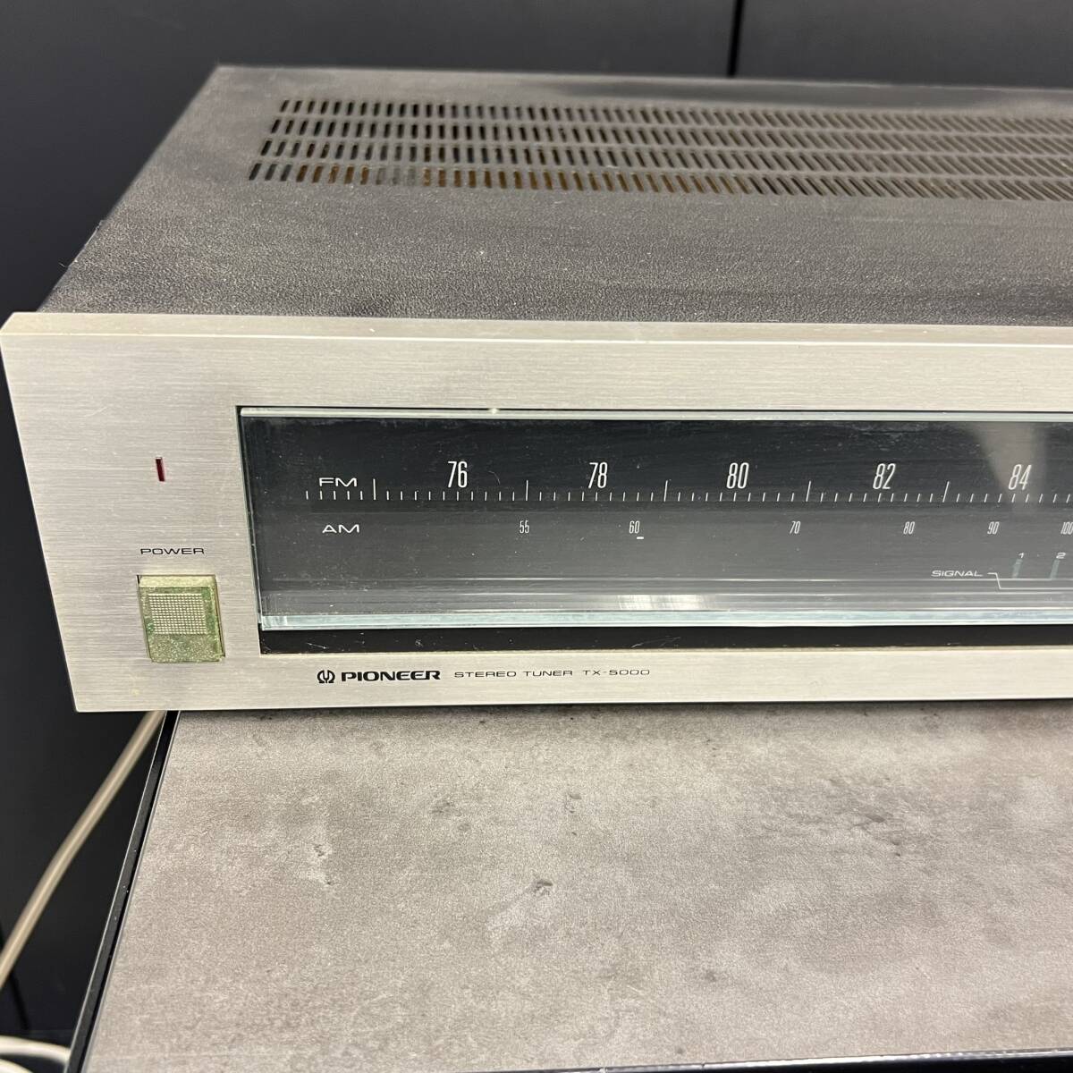 1000 иен старт [ электризация OK]PIONEER Pioneer FM/AM стерео тюнер радио звуковая аппаратура TX-5000 б/у 