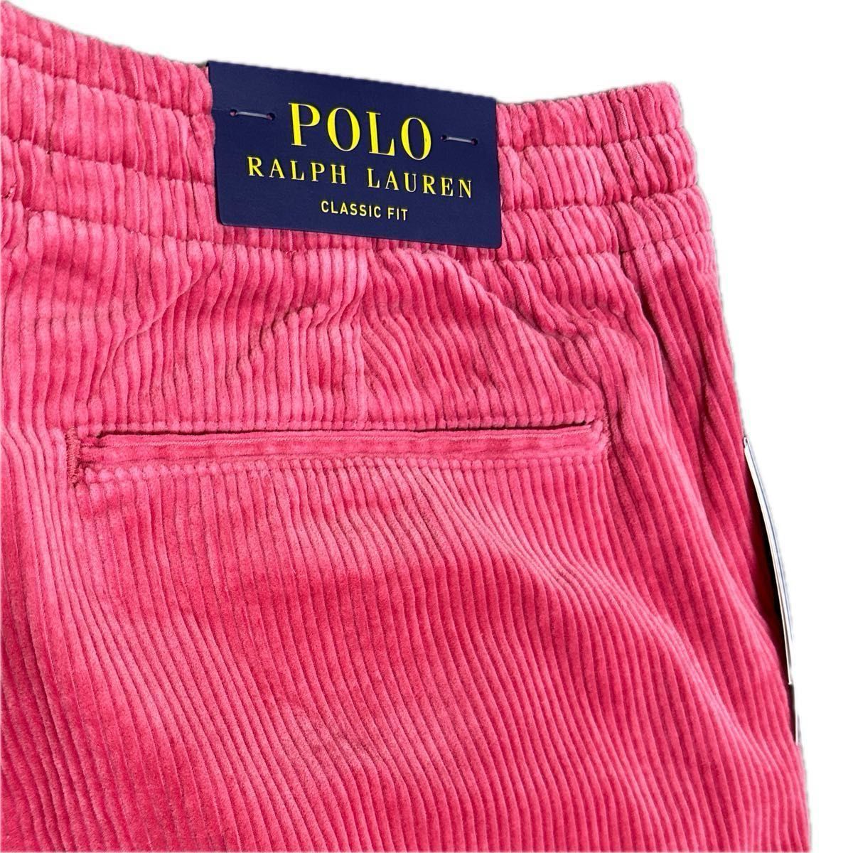 新品未使用タグ付き　PORO RALPH LAUREN ラルフローレン　プレプスター コーデュロイ ハーフパンツ 