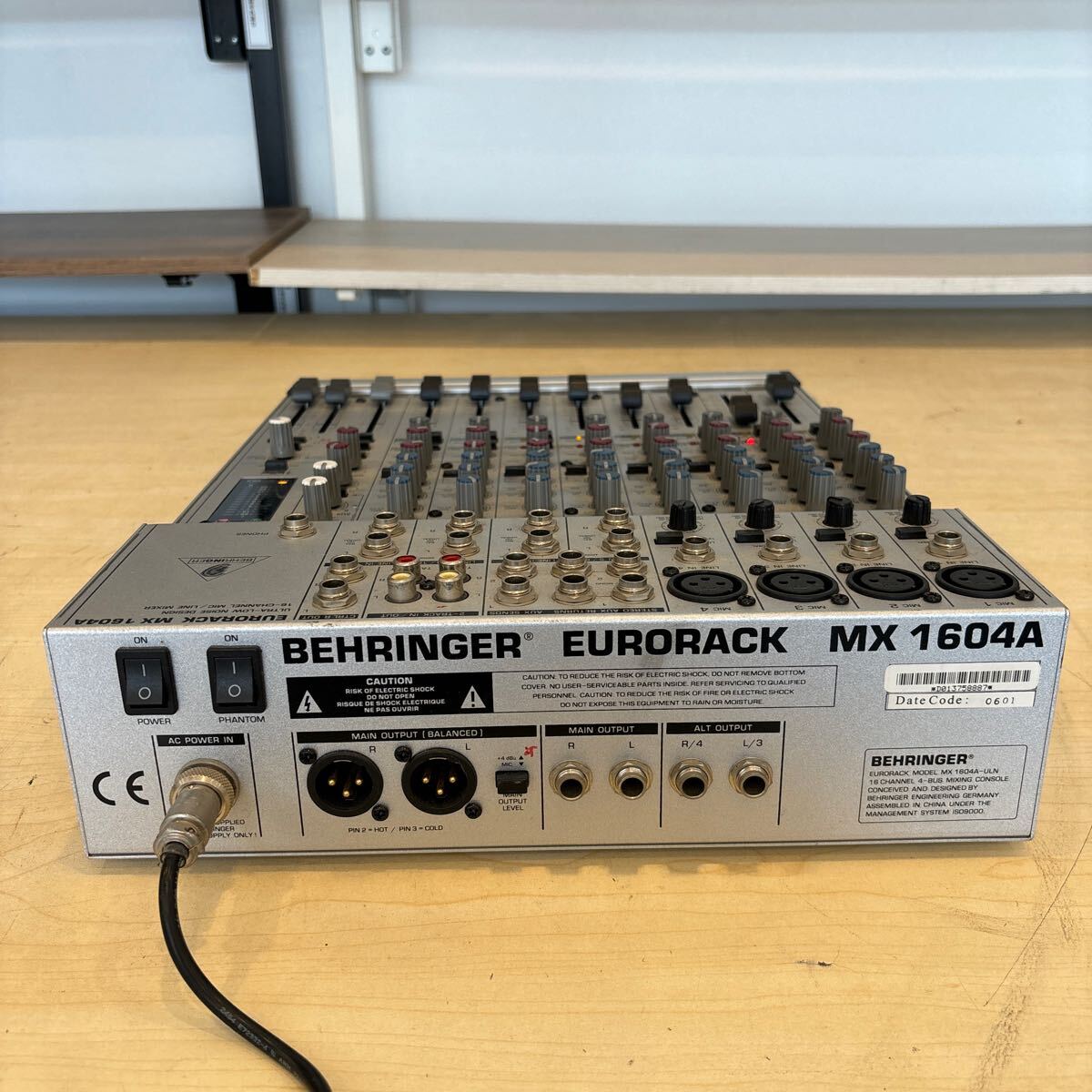 zb☆26 BEHRINGER EURORACK MX 1604A ベリンガー ミキサー _画像6