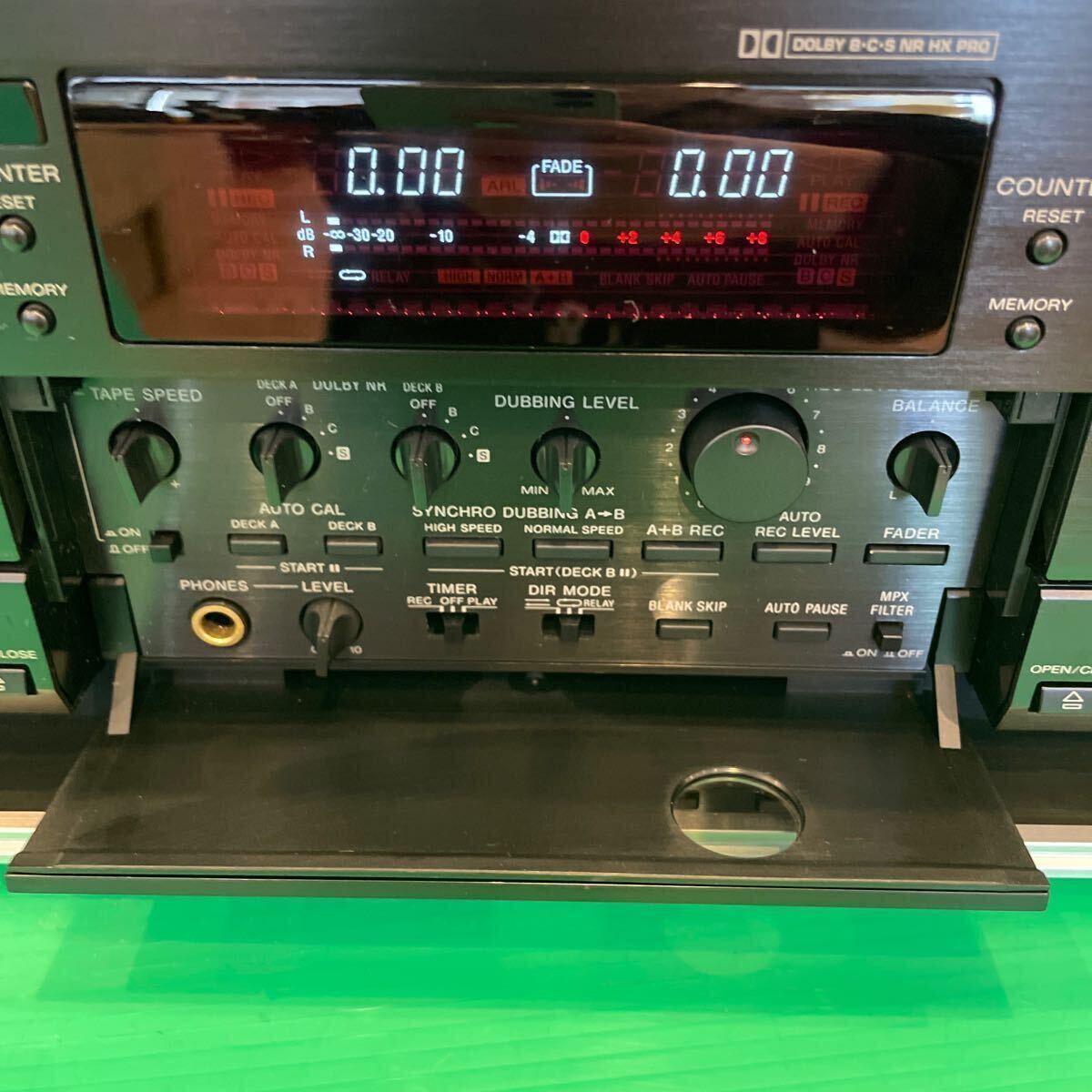 Z.E#84 SONY TC-WR905S Sony двойной кассетная дека с футляром б/у текущее состояние товар кассетная дека электризация только подтверждено 