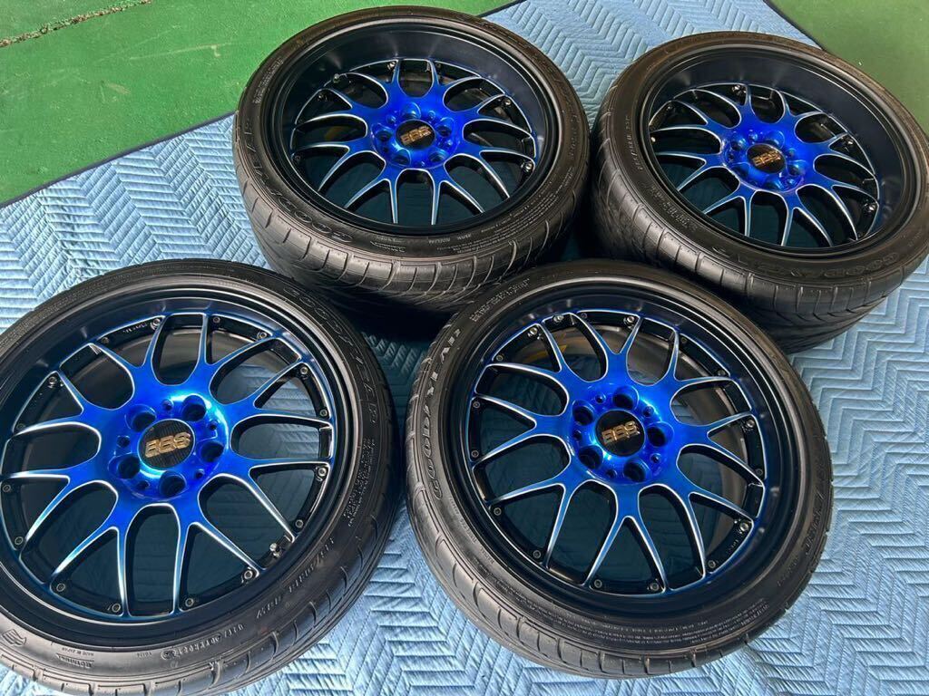 BBS FORGED鍛造18インチホイールタイヤセットPCD114.3 5Hの画像1