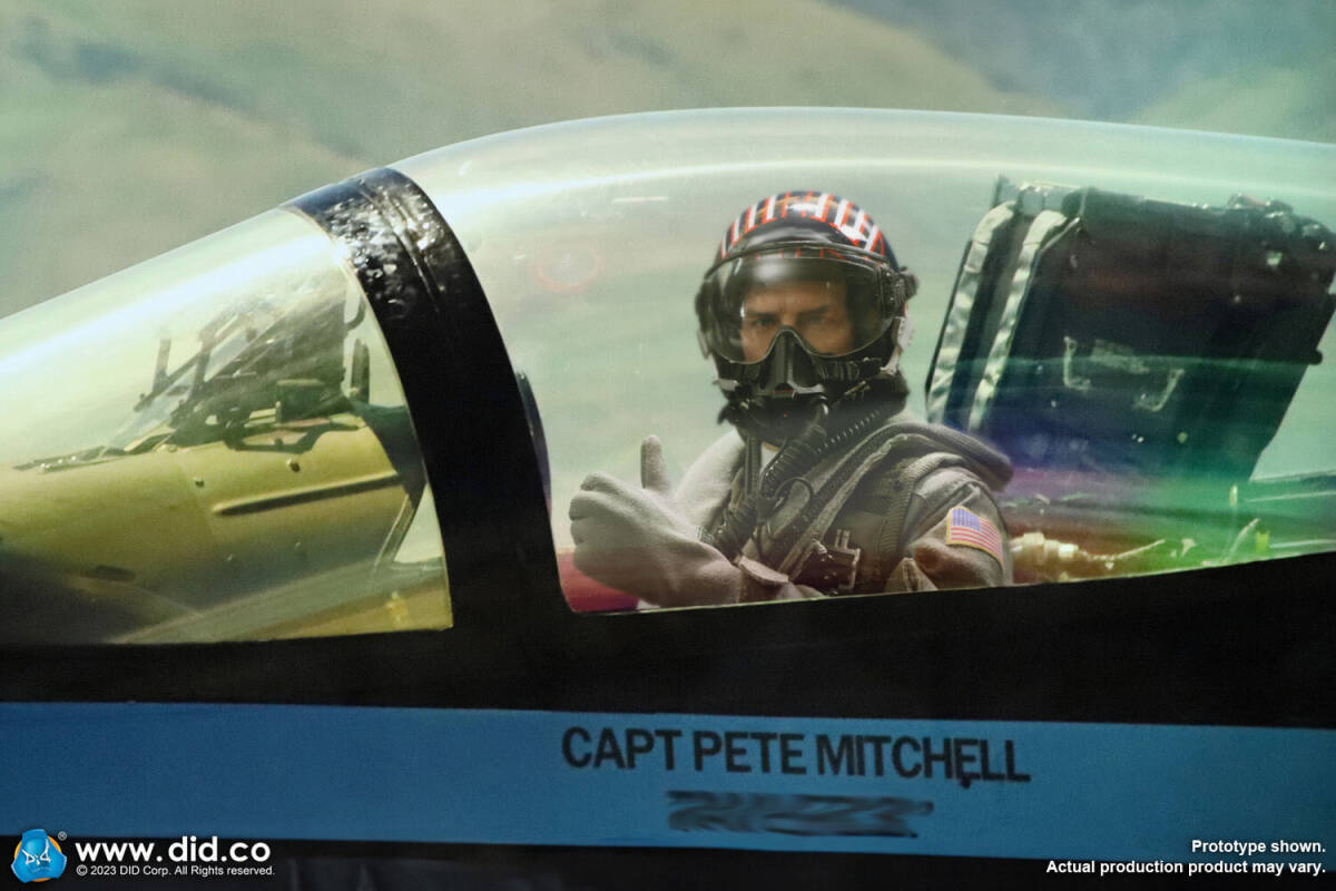 DID TOPGUN F/A-18E Pilot Captain Mitchell トム・クルーズ トップガン マーヴェリック ホットトイズ Damtoys 1/6 フィギュア 未使用_画像6