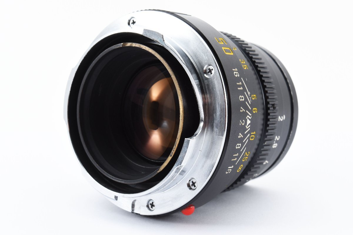 【極美品】ライカ Leica Leitz Summicron-M 50mm f/2 1987年製 第３世代 後期型 ドイツ製 試写・動作確認済み！2125724の画像5