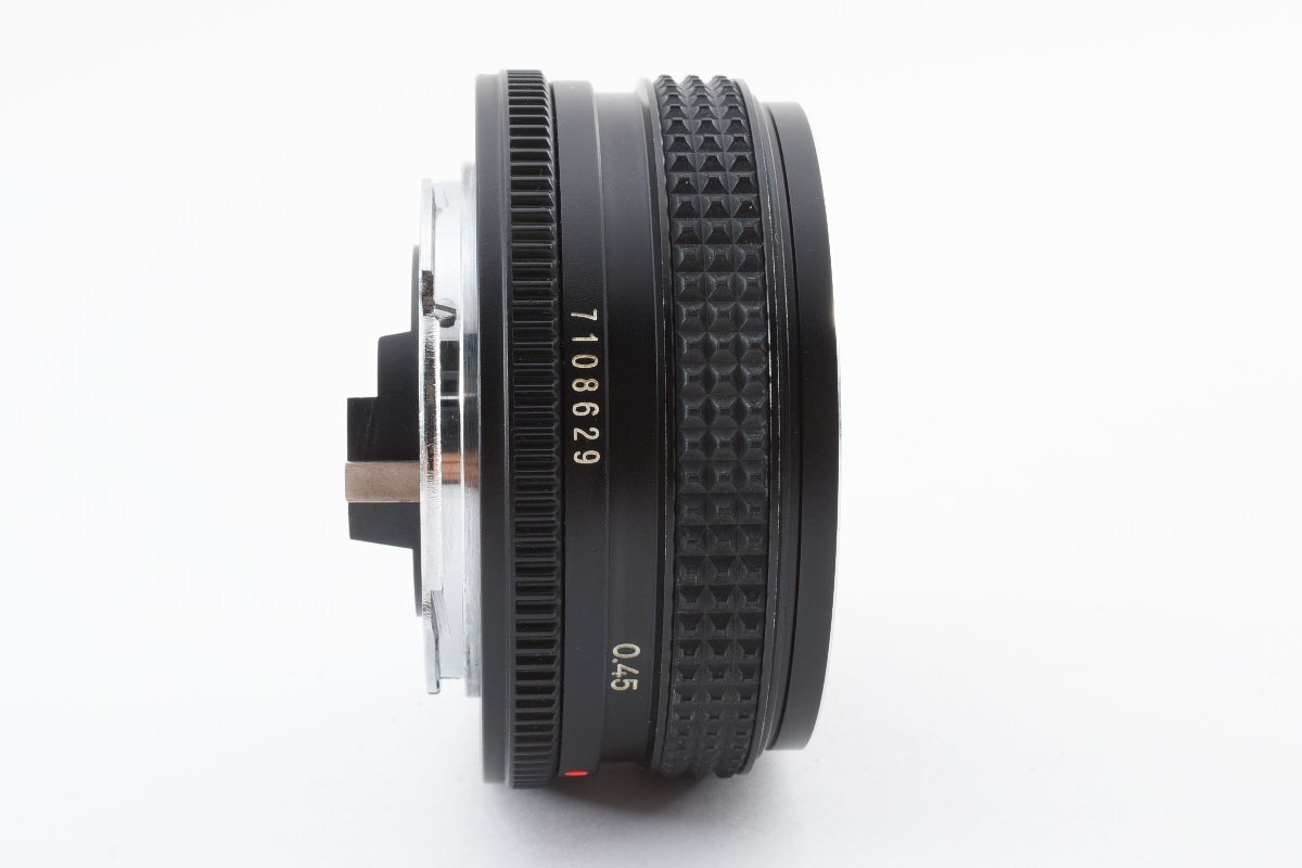 【A良品】コニカ Konica Hexanon AR 40mm F/1.8 パンケーキ 単焦点レンズ ARマウント 試写・動作確認済み！2127709の画像10