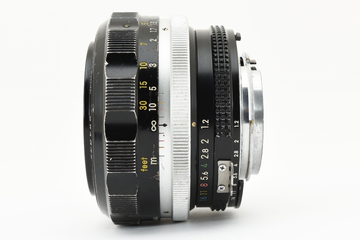 【良品】ニコン Nikon Ai改 Nikkor S.C Auto 55mm f/1.2 大口径 高級 単焦点レンズ Fマウント 試写・動作確認済み！2135709_画像9