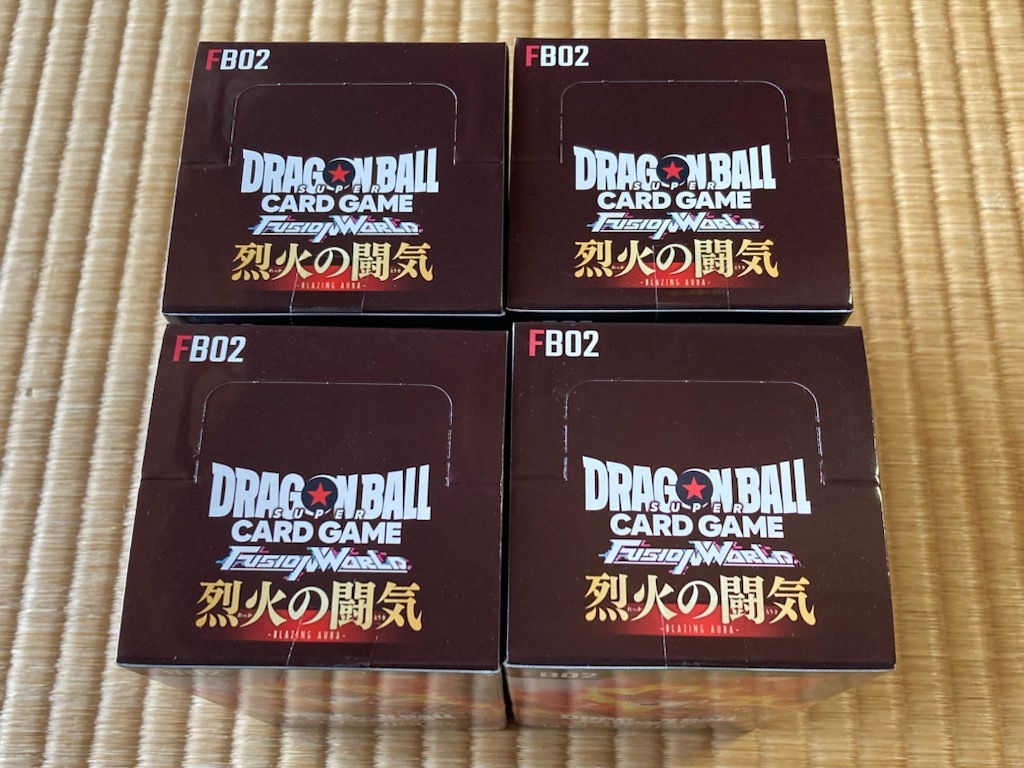 ドラゴンボールスーパーカードゲーム フュージョンワールドFB02烈火の闘気 4BOX【テープ付】新品未開封の画像2