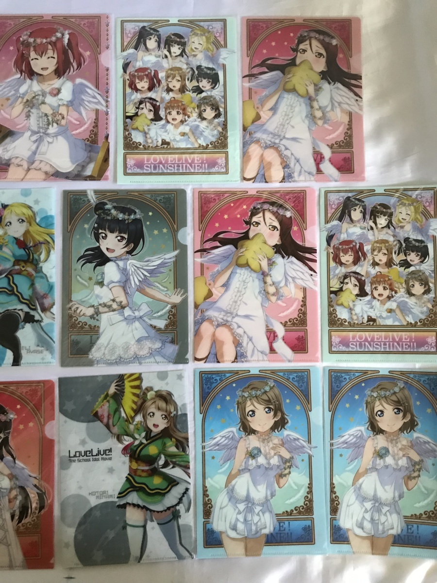 【SCF1341 】ラブライブ サンシャイン 小原鞠莉 桜内梨子 絢瀬絵里 南ことり 【クリアファイル】_画像4