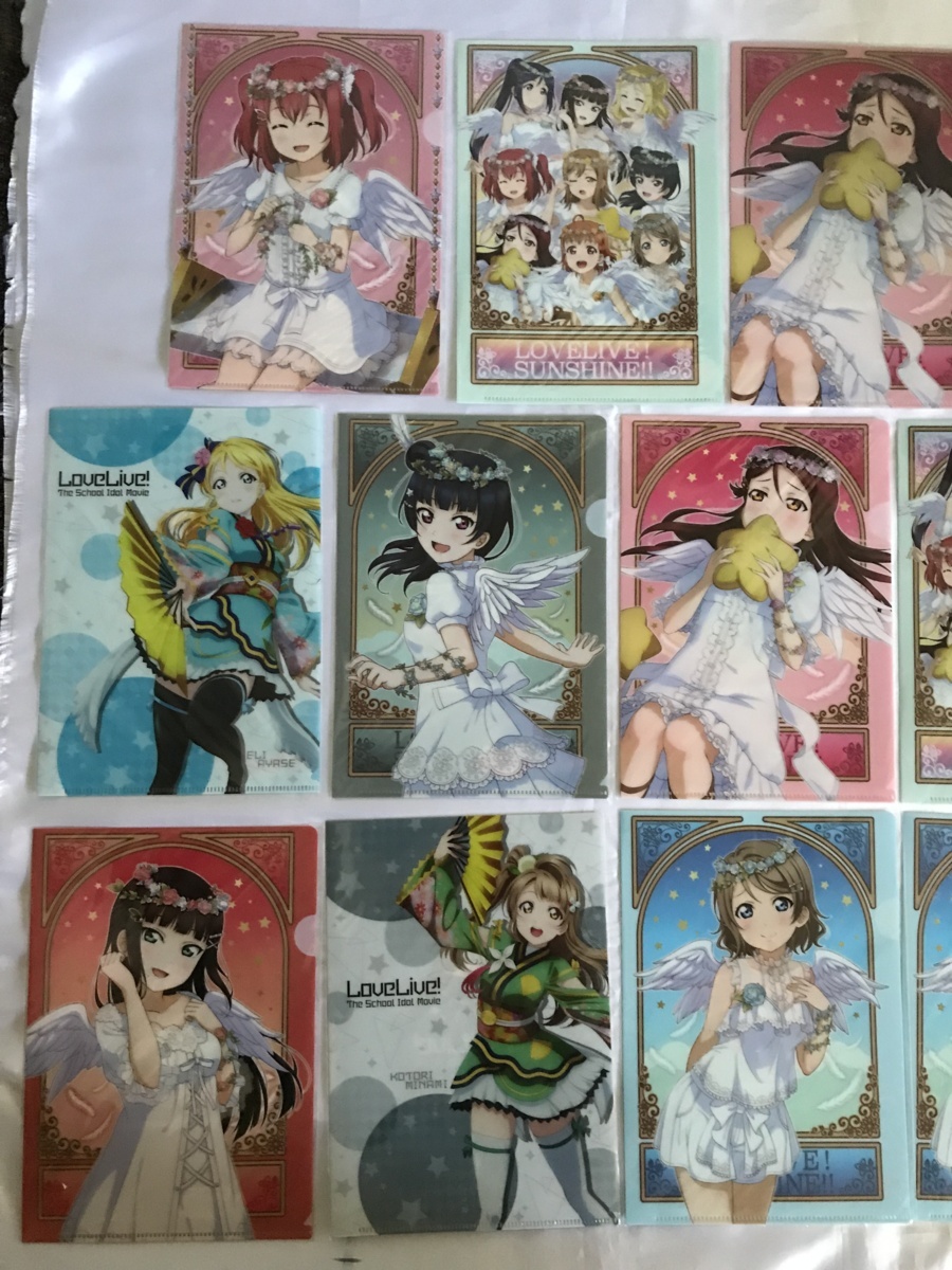 【SCF1341 】ラブライブ サンシャイン 小原鞠莉 桜内梨子 絢瀬絵里 南ことり 【クリアファイル】_画像5