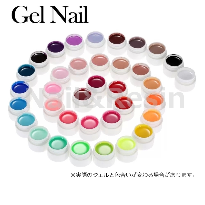 [36 color set ]UV LED correspondence gel nails 36 color set 8ml writing brush attaching 