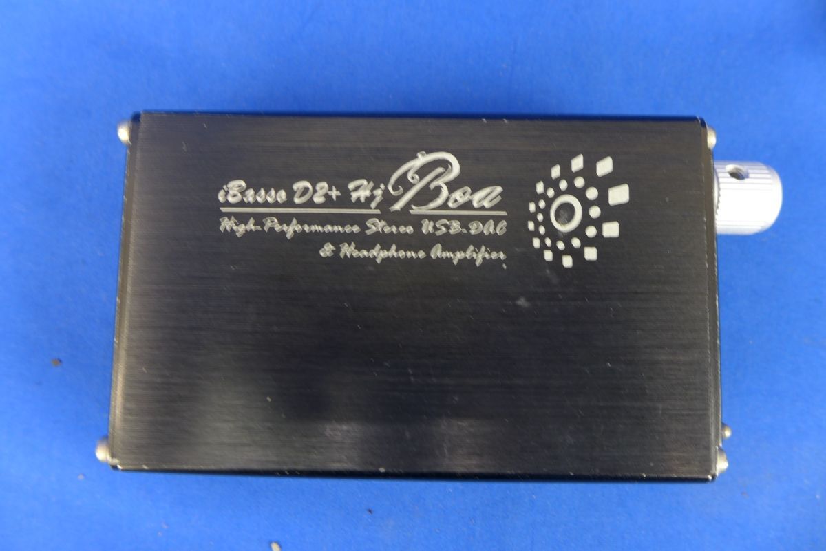 ゆS7918●☆【iBasso】D2+ Hi Boa Stereo USB-DAC ポータブルヘッドホンアンプ_画像1