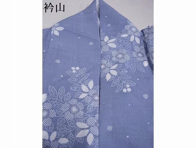 平和屋-こころ店■夏物　小紋　枝花文　洗える着物　AAAE5542Bph_画像8