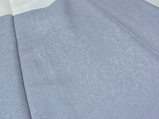  flat peace shop - here . shop # finest quality long-sleeved kimono silk crepe ground . flower ground . undecorated fabric wistaria . color silk excellent article unused AAAD7425Acs