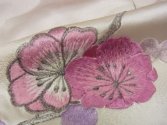 平和屋-こころ店■豪華振袖　駒刺繍　飾花文　暈し染め　金銀糸　正絹　逸品　AAAE1381Bzg_画像6