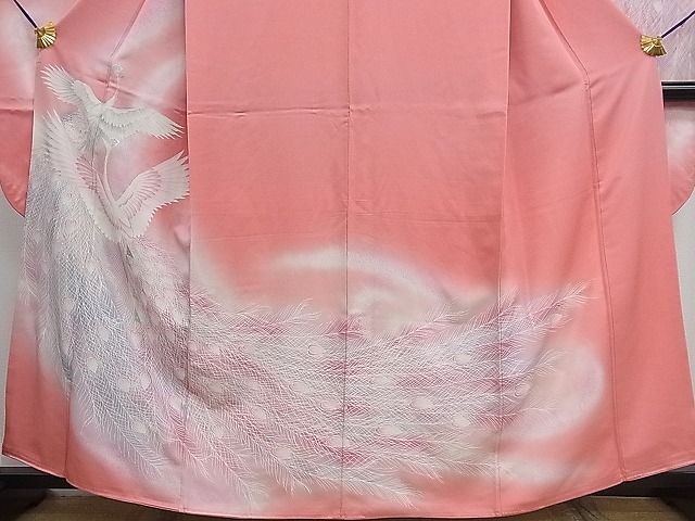  flat peace shop 1# gorgeous long-sleeved kimono * long kimono-like garment set peerless tailoring .... dyeing silver ..... made excellent article CAAB2960ut