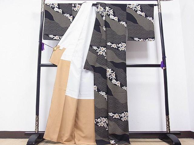  flat peace shop 1# fine pattern road length Mai flower writing san . quality product ... kimono CAAB3887hy