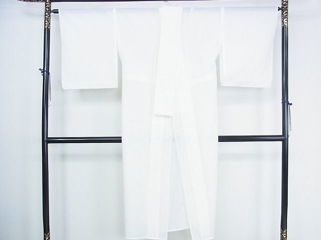 平和屋2■夏物　長襦袢　絽　白色　洗える着物　DAAC1589wb_画像1