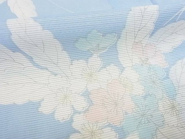  flat peace shop - here . shop # summer thing fine pattern .. flower writing ... kimono unused AAAF8507Bnp