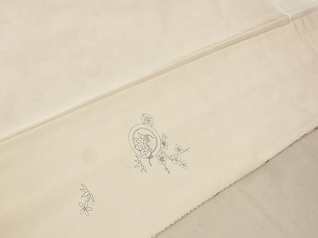 平和屋-こころ店■訪問着　総刺繍　宝尽くし花鳥文　金糸　やまと誂製　正絹　逸品　AAAD4570Ata_画像9