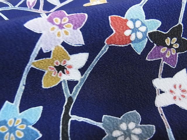  flat peace shop 2# fine pattern single . branch flower writing ... kimono DAAC2481ic