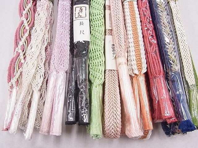  flat peace shop 2# summer thing kimono small articles obi shime 10ps.@ all unused hand .... string long equipped Ise city .* large circle * three . treatment excellent article unused DAAC8145zzz