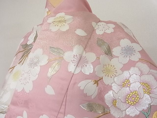  flat peace shop - here . shop # finest quality colorful wedding kimono . light woven branch flower writing .. dyeing gold silver . lame silk excellent article AAAE6271Abr