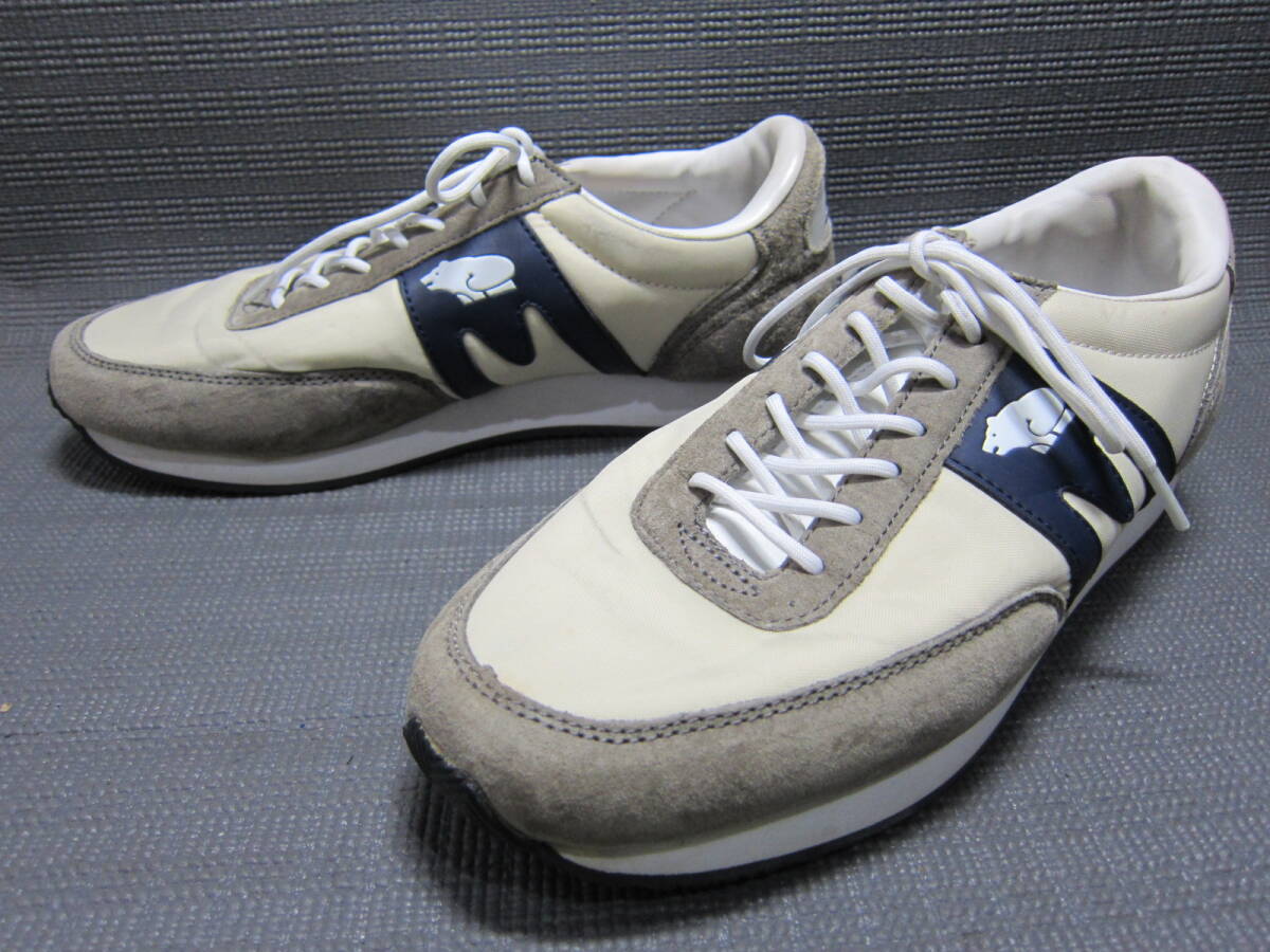 KARHU カルフ　ローカットスニーカー　24.5cm　グレー×紺　S2405B_画像1