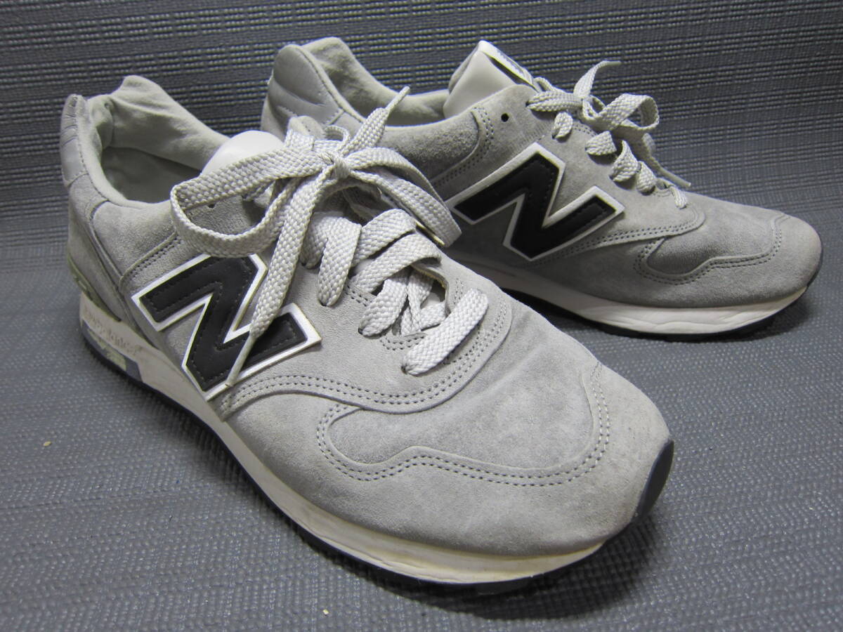 観賞用 USA製 newbalance ニューバランス 1400 M1400G スニーカー 27.5cm グレー S2405B②の画像2