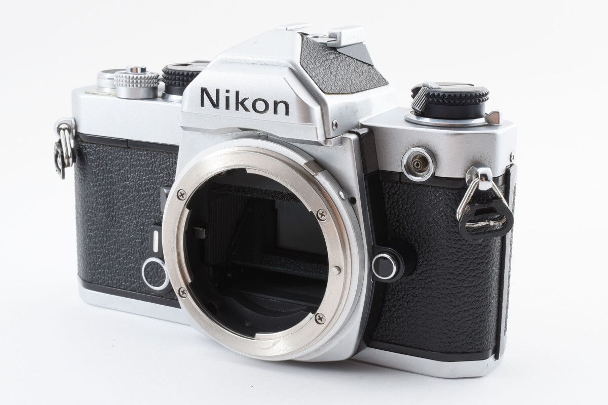 ★美品　動作確認済★ NIKON ニコン FM シルバー フィルムカメラ　モルト新品交換済 防湿庫管理　#C659_画像4