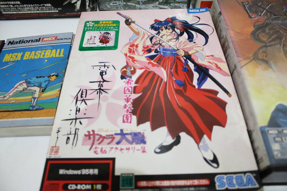 KH04339 MSX&PC soft Aa Megami-sama Macross Sakura Taisen Annals of Three Kingdoms и т.п. 1 2 шт суммировать лот не осмотр товар текущее состояние товар 