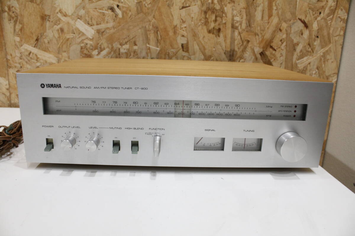 TH04287 YAMAHA CT-800 チューナー オーディオ機器 動作確認済 中古品の画像1