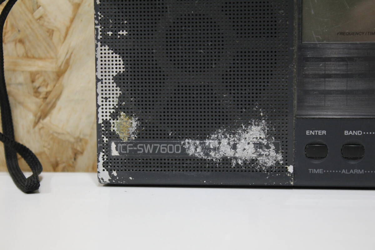 TH04292 SONY ICF-SW7600 ラジオ ワールドバンドレシーバー 通電不可 ジャンク品の画像2