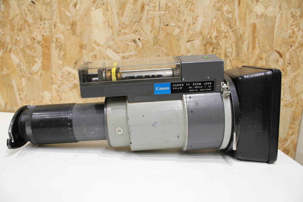 TH04331 Canon 60-600㎜ 1：5.6 TV ZOOM レンズ 動作未確認 現状品の画像6