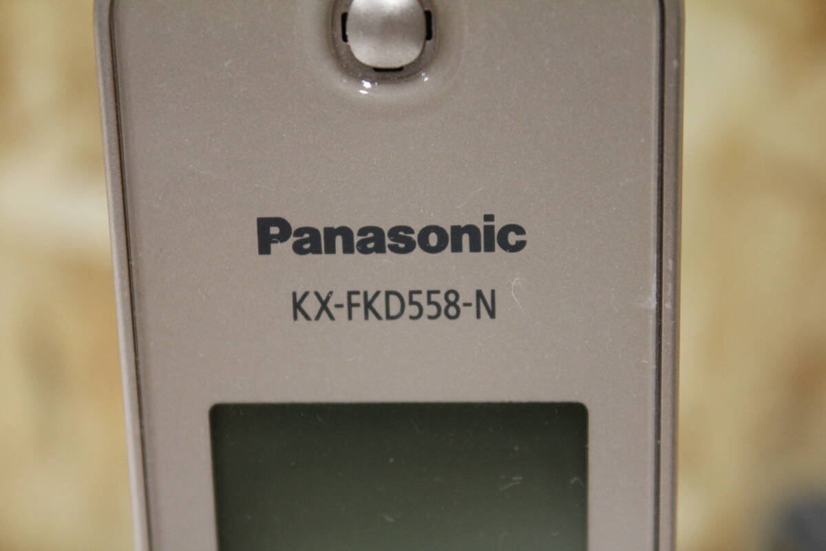 TH05147 Panasonic VE-GZ51-N KX-FKD558-N digital cordless telephone machine electrification verification settled operation not yet verification present condition goods 