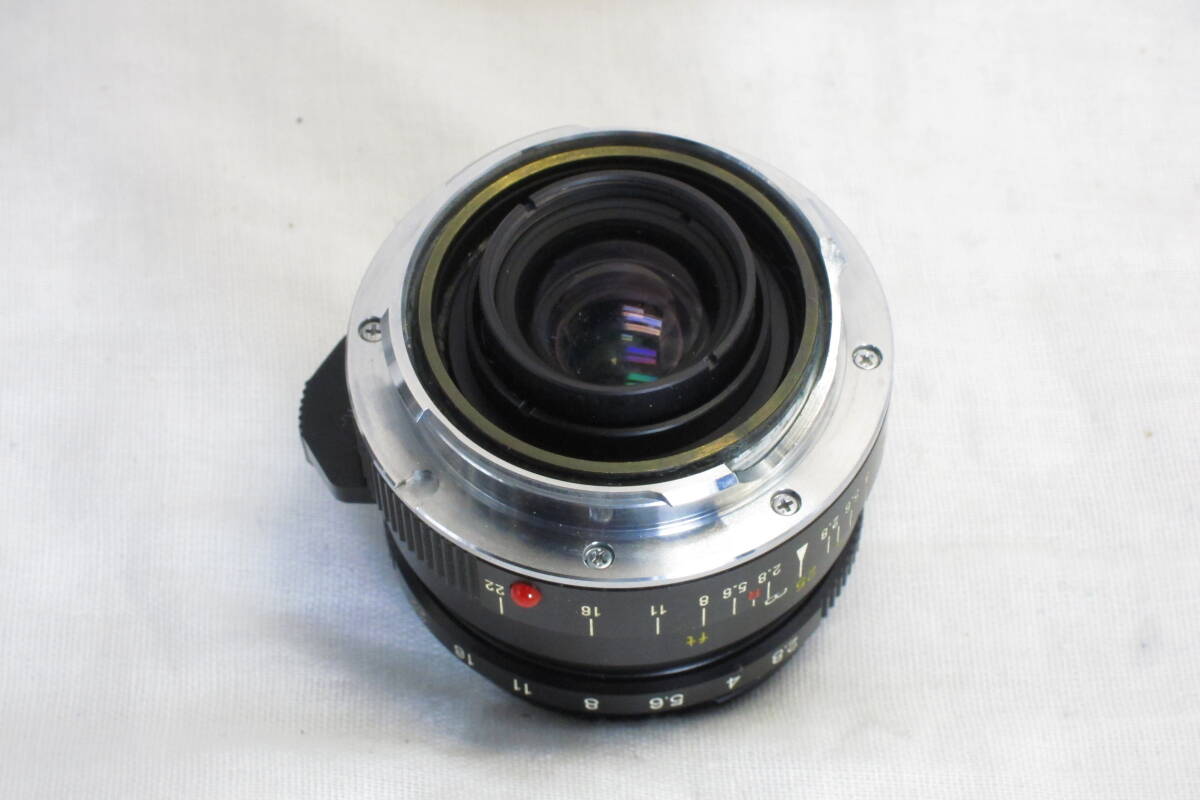 M-ROKKOR 28mm 1:2.8 MINOLTA ライカMマウントの画像5