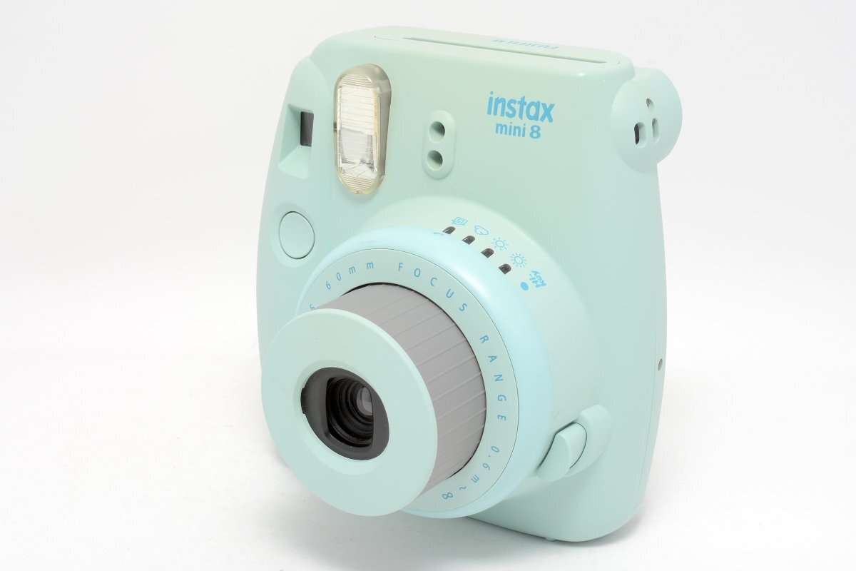 【良品】FUJIFILM 富士フイルム instax mini 8 チェキ ブルー INS MINI 8 BLUE #4557の画像1