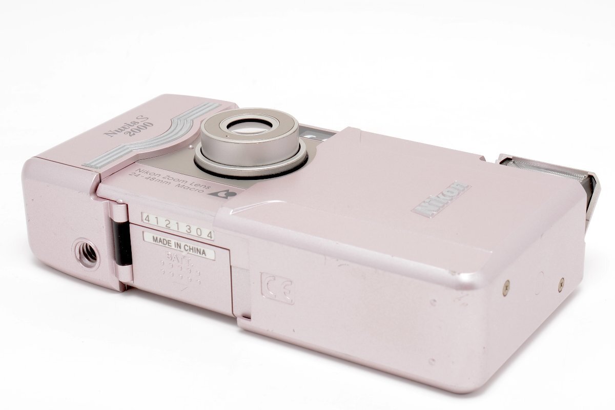 【良品】NiKon Nuvis S 2000 ニコン APSフイルムカメラ NiKon ZOOM 24-48mm Macro #4463_画像4