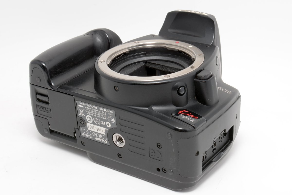 【並品】Canon キヤノン デジタル一眼レフ EOS Kiss Digital X ボディ ブラック + おまけレンズ(EF 35-80mm F4-5.6 III) #43374535の画像6