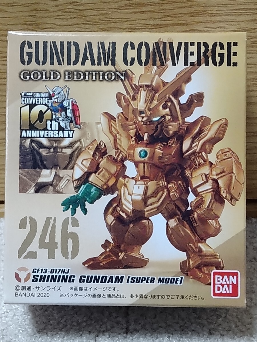 FW GUNDAM CONVERGE GOLD EDITION 246 GF13-017NJ シャイニングガンダム　スーパーモード　コンバージ　ゴールドエディション_画像1