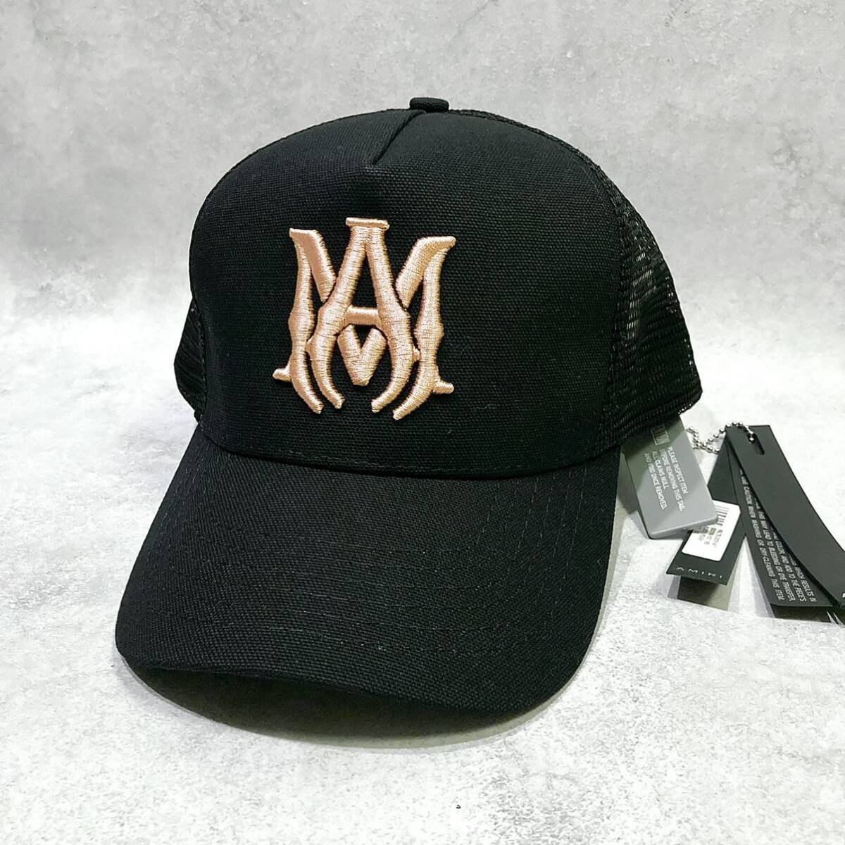 新品正規品 定価6 3万円 AMIRI 22SS MA LOGO TRUCKER HAT CAP 新品正規品 定価6 3万円 AMIRI 22SS MA LOGO TRUCKER HAT CAP