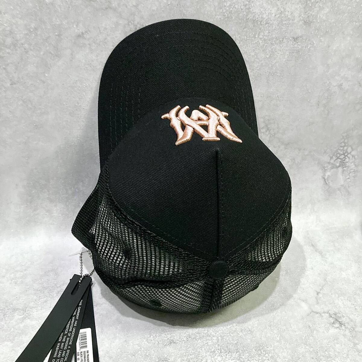 新品正規品 定価6 3万円 AMIRI 22SS MA LOGO TRUCKER HAT CAP 新品正規品 定価6 3万円 AMIRI 22SS MA LOGO TRUCKER HAT CAP