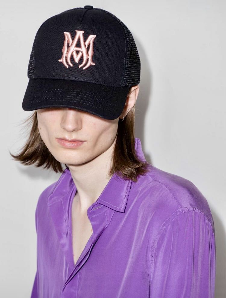 新品正規品 定価6 3万円 AMIRI 22SS MA LOGO TRUCKER HAT CAP 新品正規品 定価6 3万円 AMIRI 22SS MA LOGO TRUCKER HAT CAP