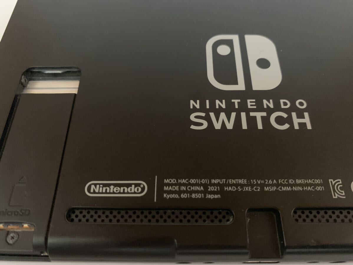 Nintendo Switch 任天堂 Switch 新型2021年製バッテリー拡張モデル 【ジャンク品】_画像5