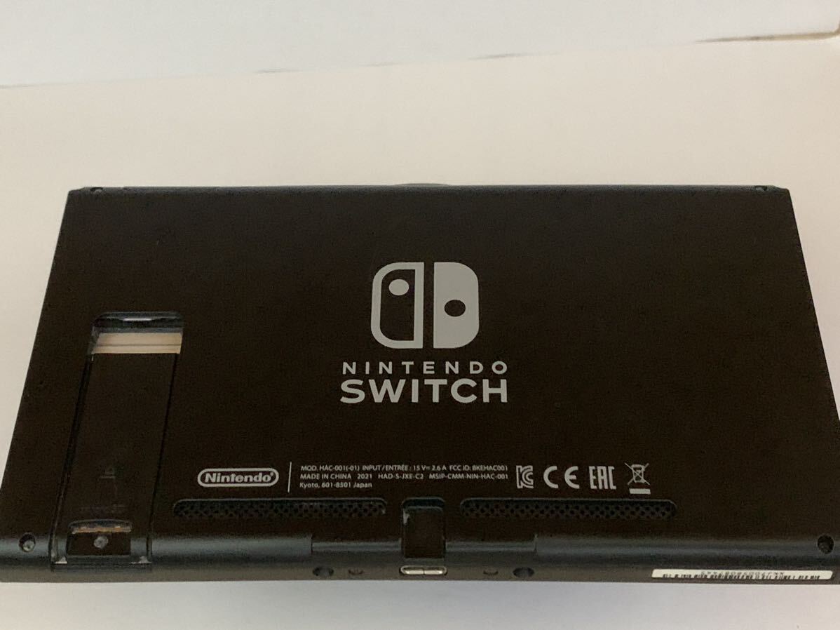 Nintendo Switch 任天堂 Switch 新型2021年製バッテリー拡張モデル 【ジャンク品】_画像9